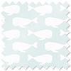 Whaling Around, Aqua - Roman Blind